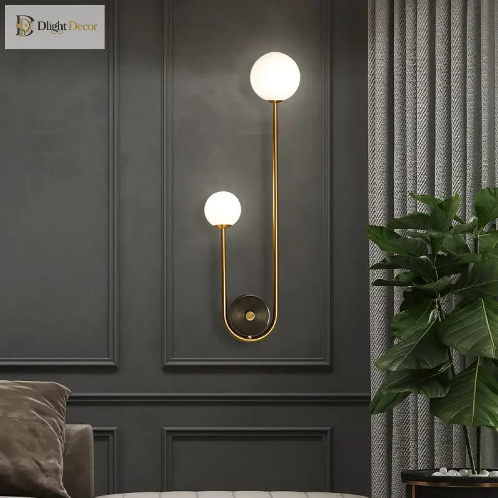 Elegant LED Nordic Modern Wall Sconce | Bedroom Lighting