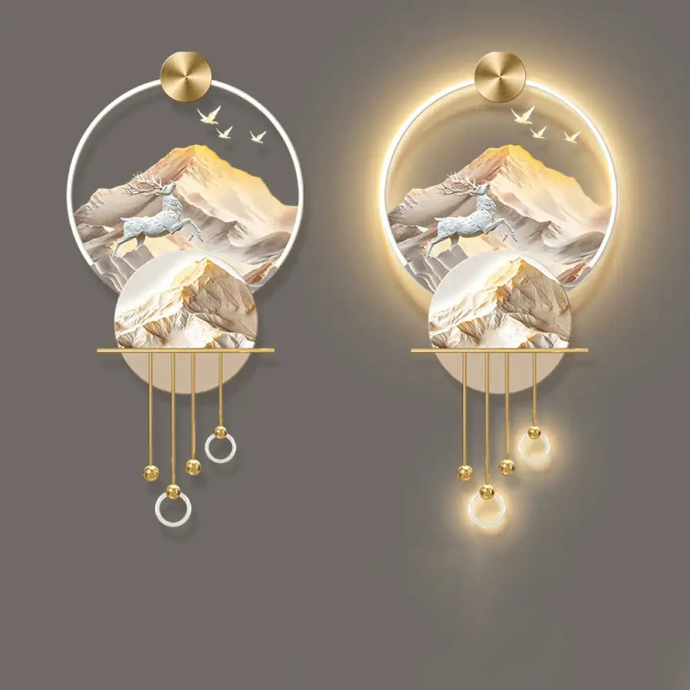 Elk LED Wall Art Light | Modern Interior Home Lighting