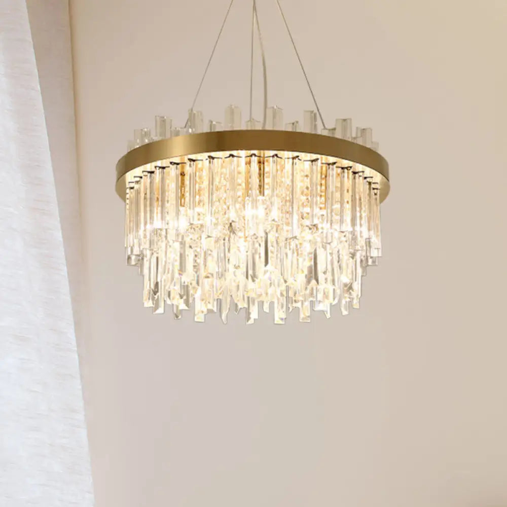 Embrace Modern Crystal Chandelier | Dining Room Lighting