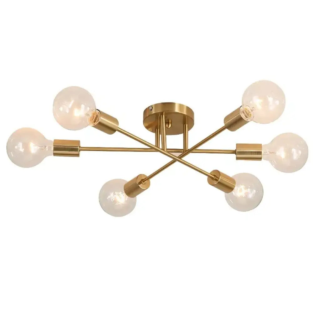 Eva Gold Ceiling Light | Modern Interior Home Lighting