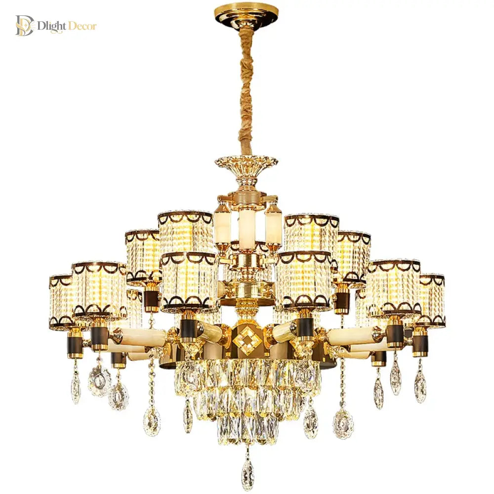 Exquisite Crystal Chandelier | Dining & Kitchen Lighting