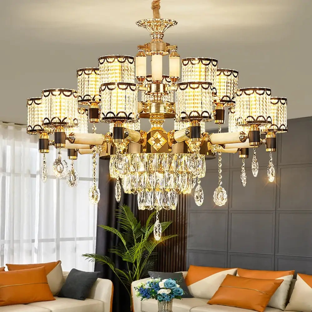 Exquisite Crystal Chandelier | Dining & Kitchen Lighting