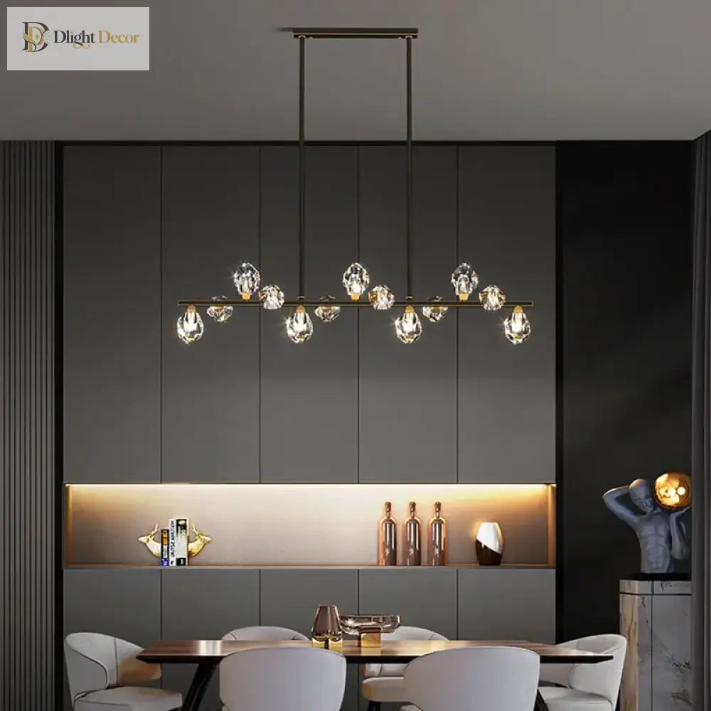 Exquisite Crystal Pendant Light | Dining Room Lighting