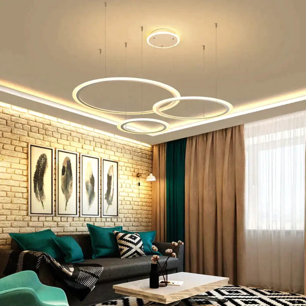 Gabrielle LED Modern Chandelier | Dining Room Lighting