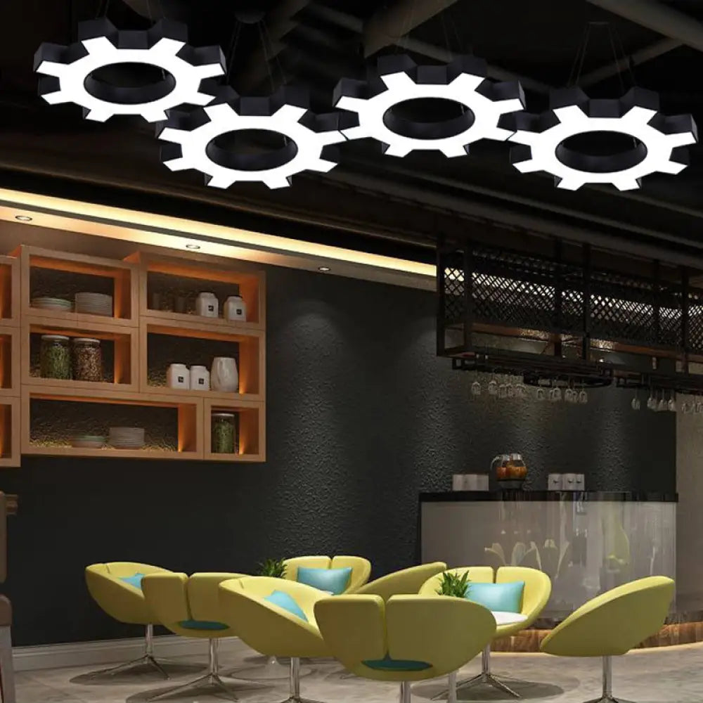 Gear Pendant Light | Modern Dining Room Home Lighting