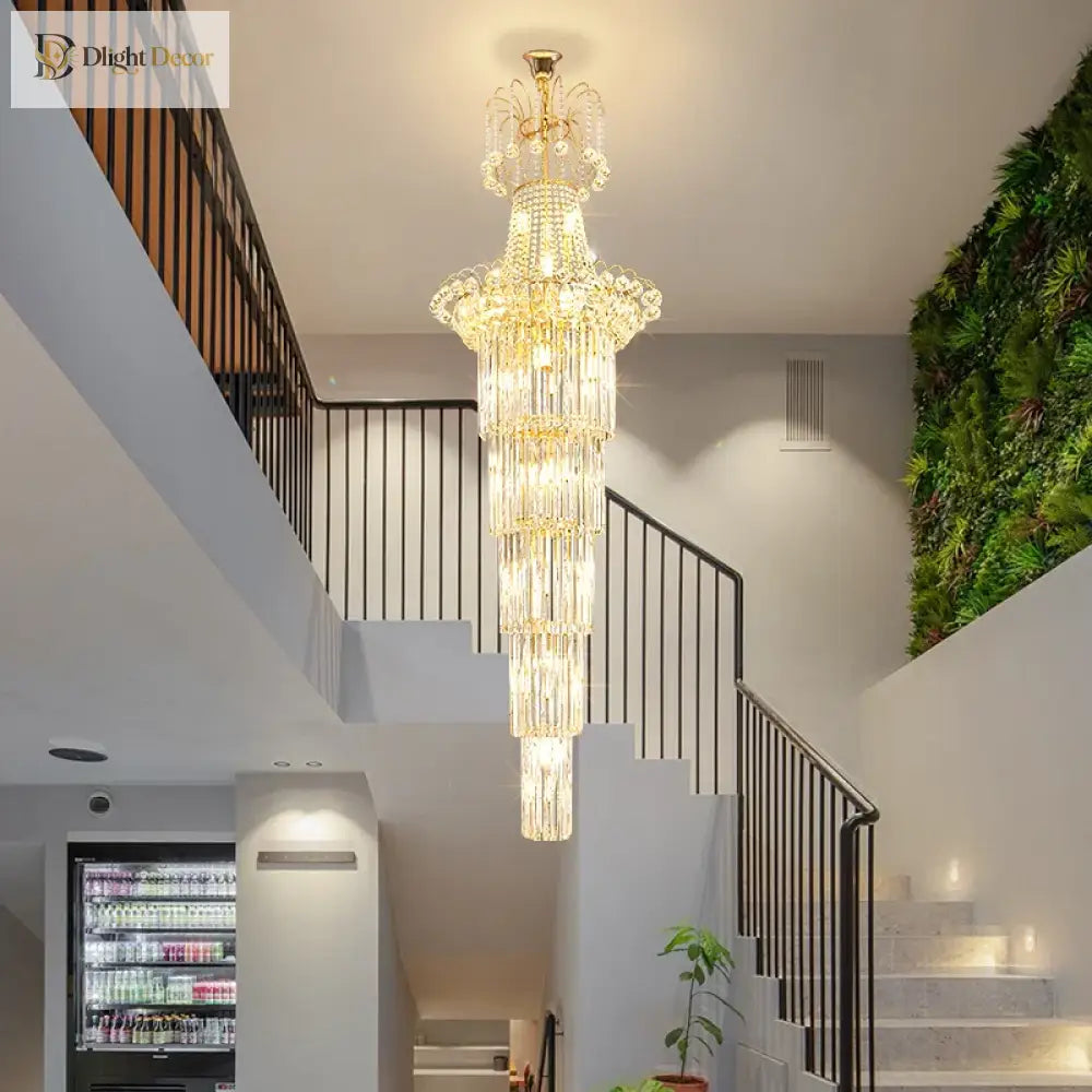 Gold Chandelier | Modern Hallway & Entry Home Lighting