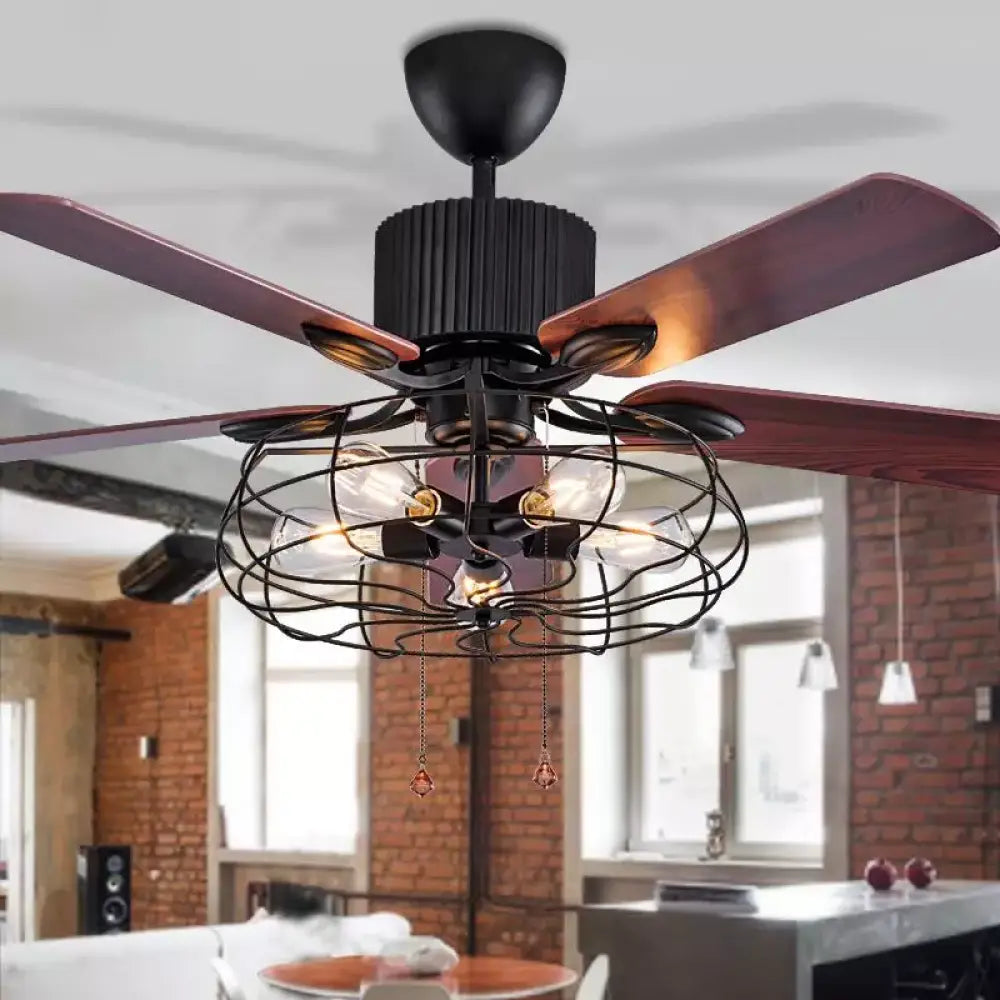 High LED Retro Chandelier | Modern Dining Room Lighting