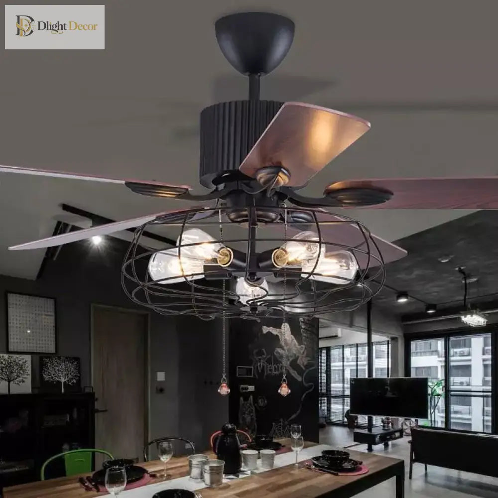High LED Retro Chandelier | Modern Dining Room Lighting