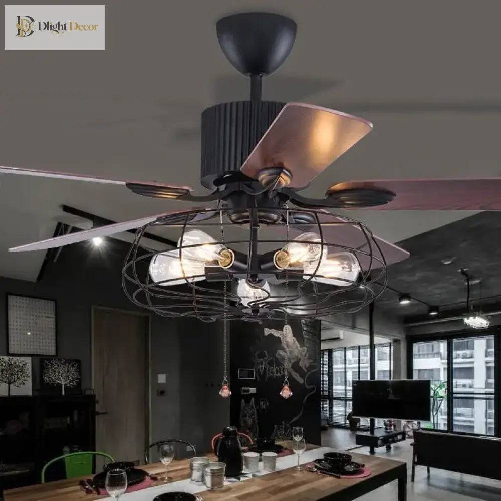 High LED Retro Chandelier | Modern Dining Room Lighting
