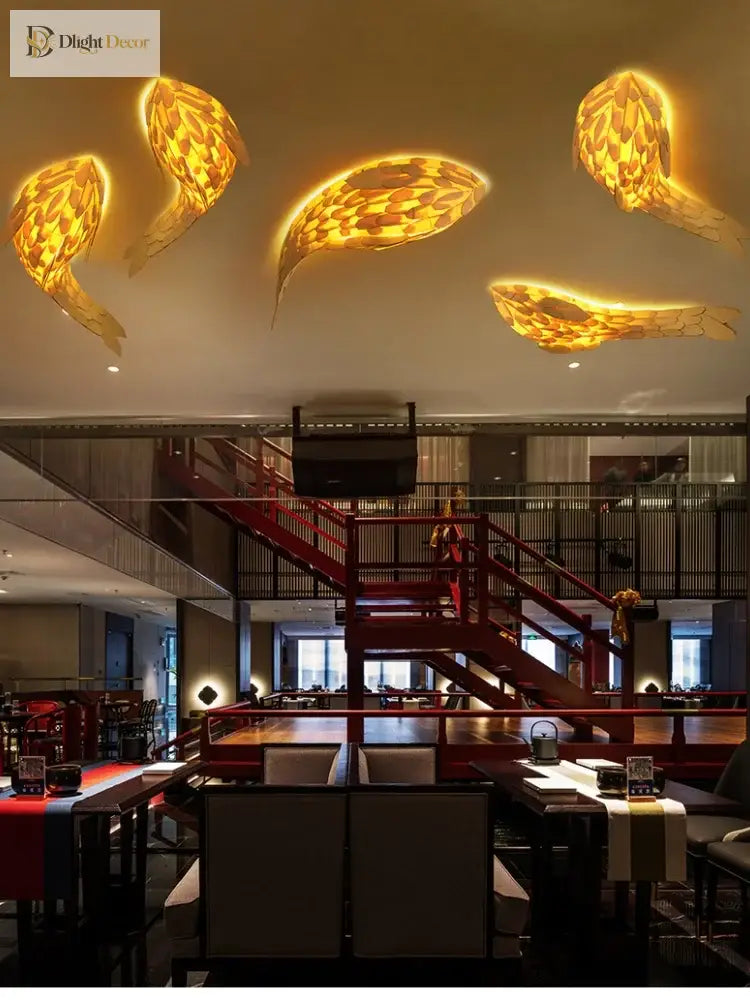 Japanese LED Wall Art Light | Modern Interior Lighting