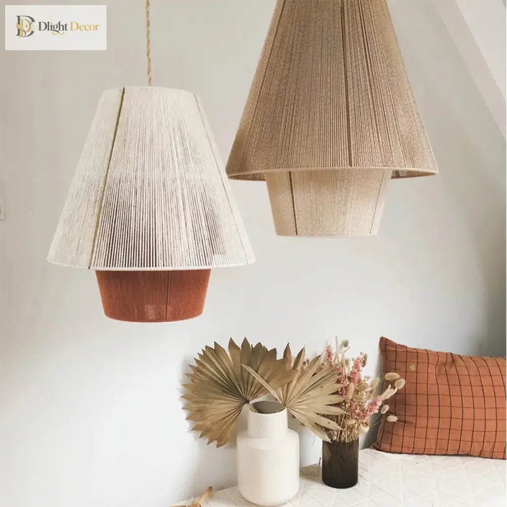 Japanese Retro Chandelier | Modern Dining Room Lighting