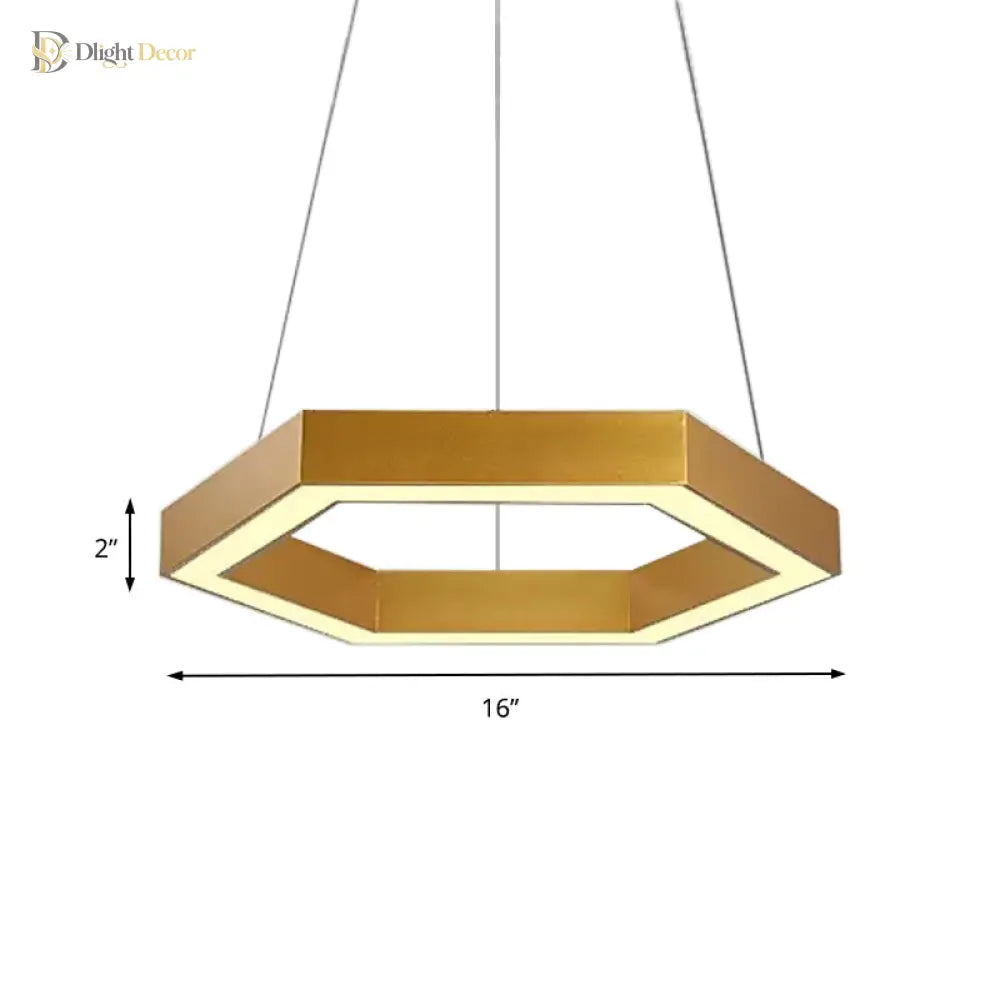 Jordyn Modern Gold Pendant Light | Dining Room Lighting
