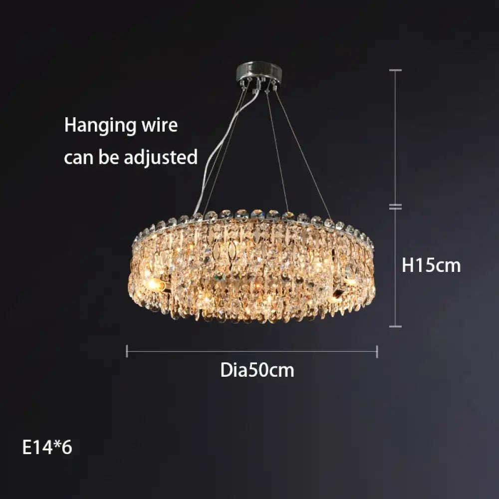 K9 Crystal Chrome Chandelier | Dining Room Home Lighting
