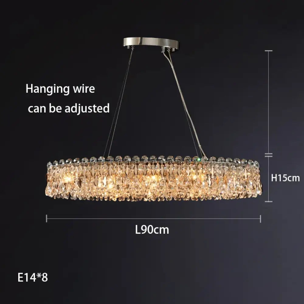 K9 Crystal Chrome Chandelier | Dining Room Home Lighting
