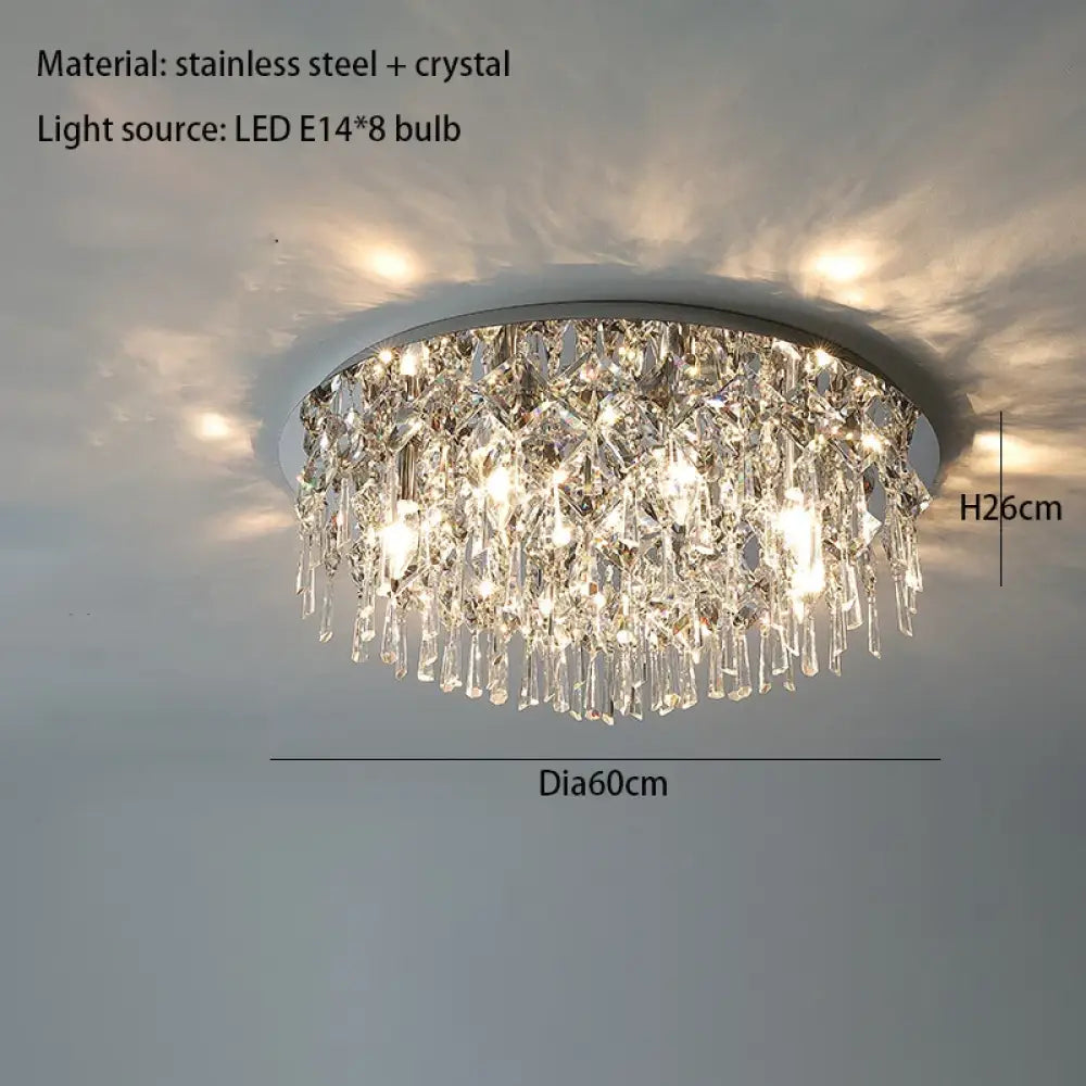 K9 LED Art Deco Modern Ceiling Light | Bedroom Lighting