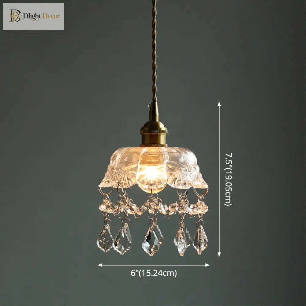 Katherine Crystal Pendant Light | Dining Room Lighting