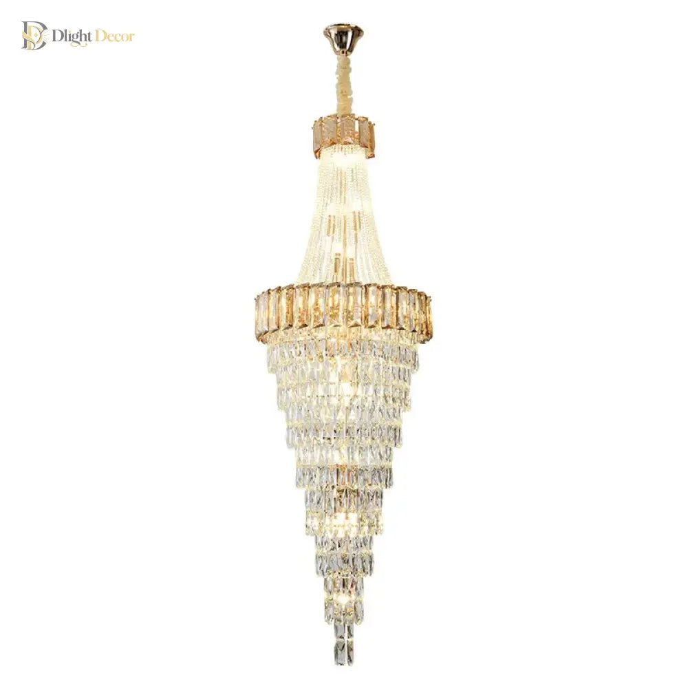 Large LED Modern Chandelier | Hallway & Entry Lighting
