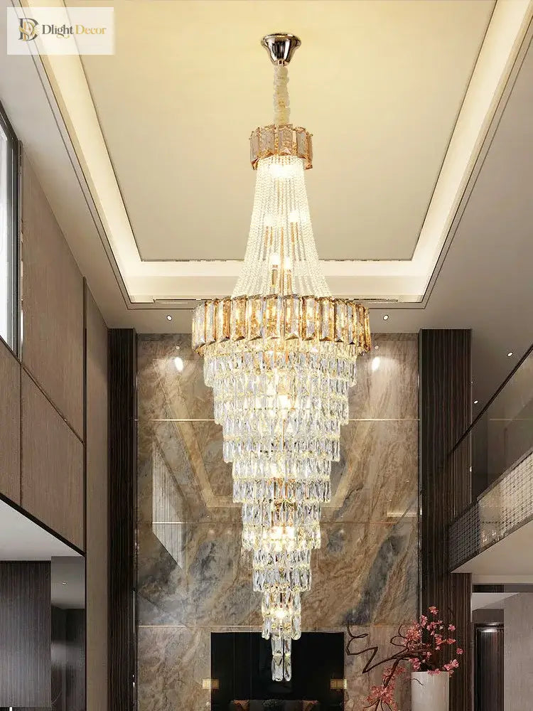 Large LED Modern Chandelier | Hallway & Entry Lighting