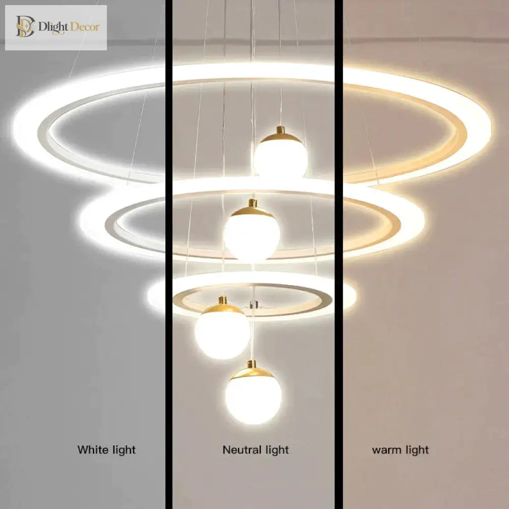 Laya Minimalist Chandelier | Modern Dining Room Lighting
