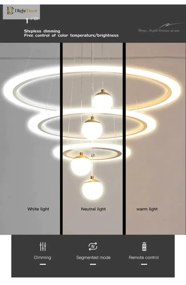 Laya Minimalist Chandelier | Modern Dining Room Lighting
