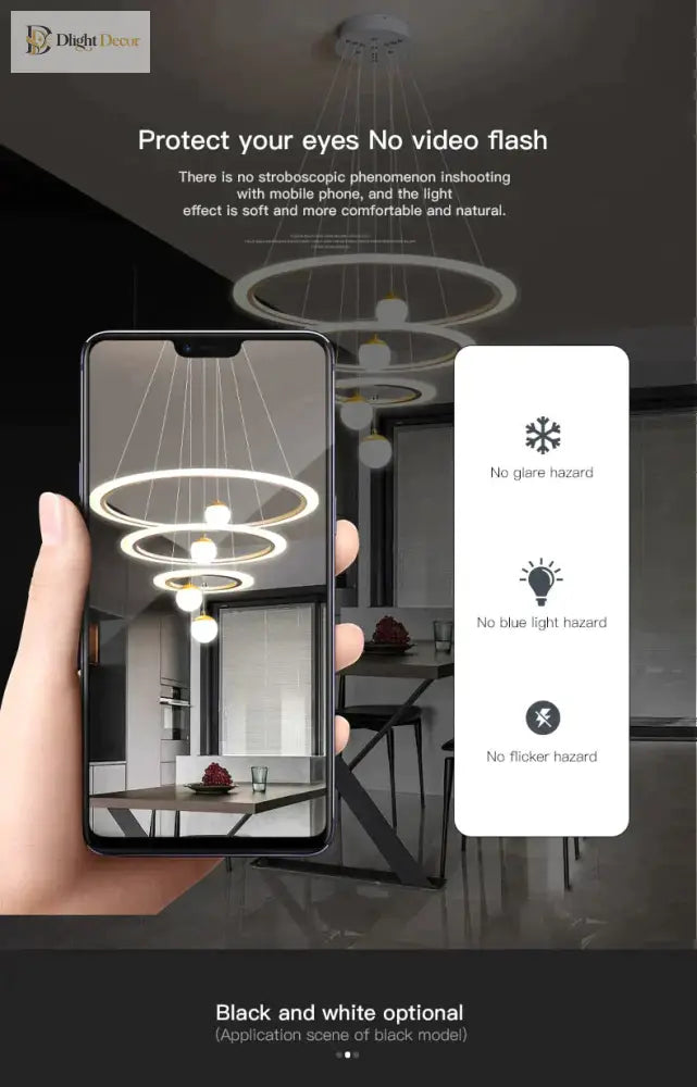 Laya Minimalist Chandelier | Modern Dining Room Lighting