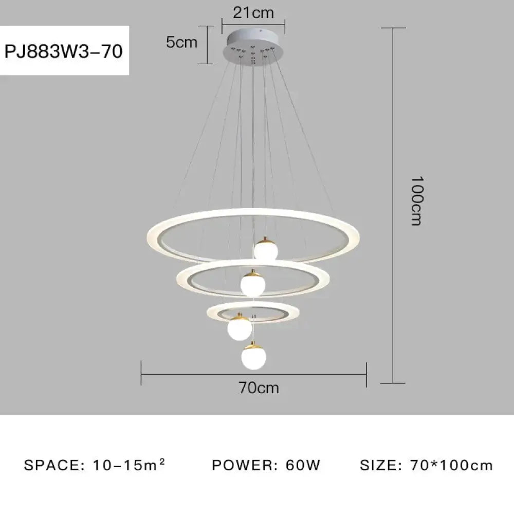 Laya Minimalist Chandelier | Modern Dining Room Lighting