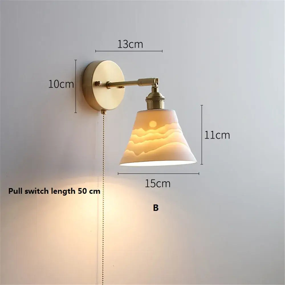 LED Adjustable Nordic Wall Sconce | Bedroom Home Lighting