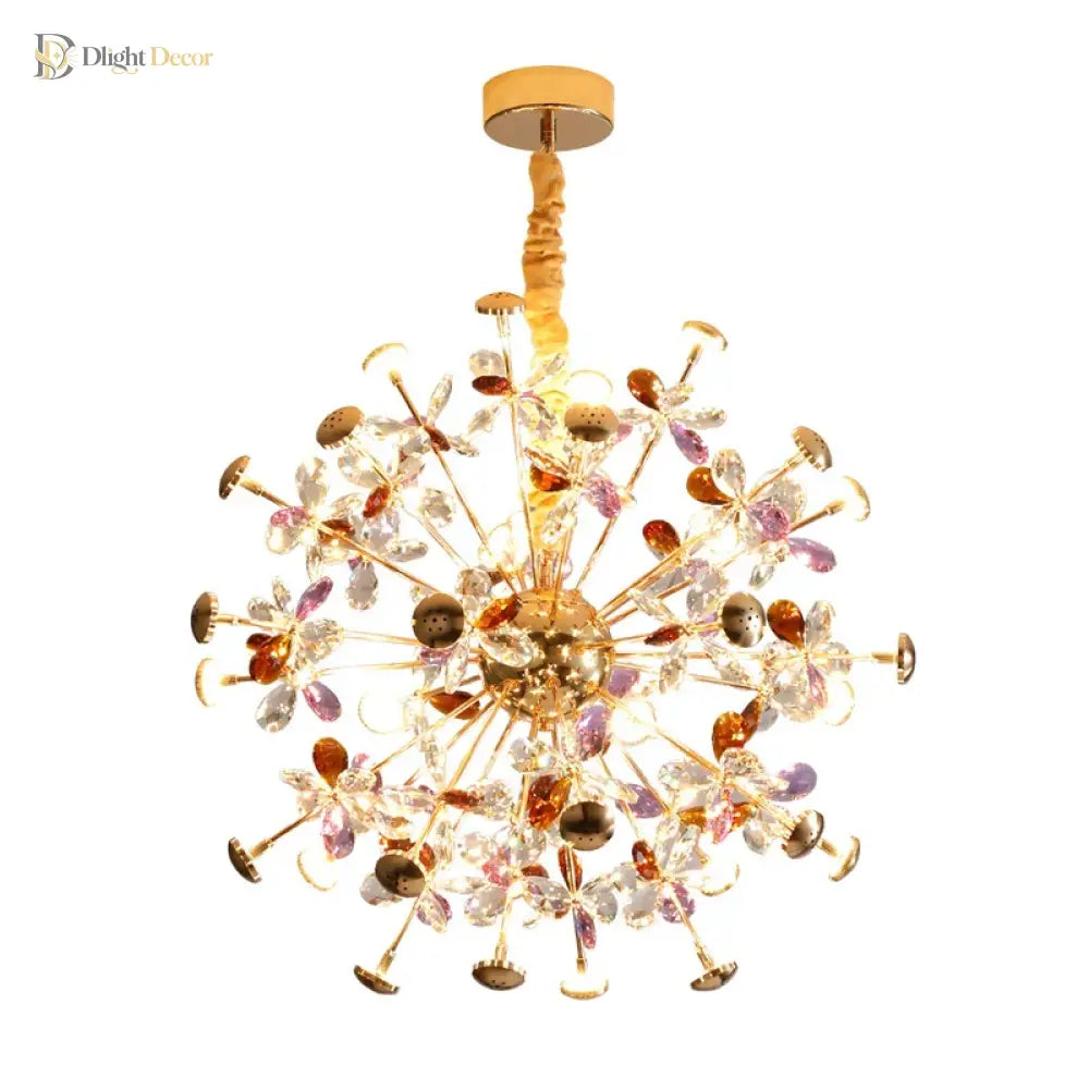 LED Crystal Chandelier | Modern Dining Room Lighting