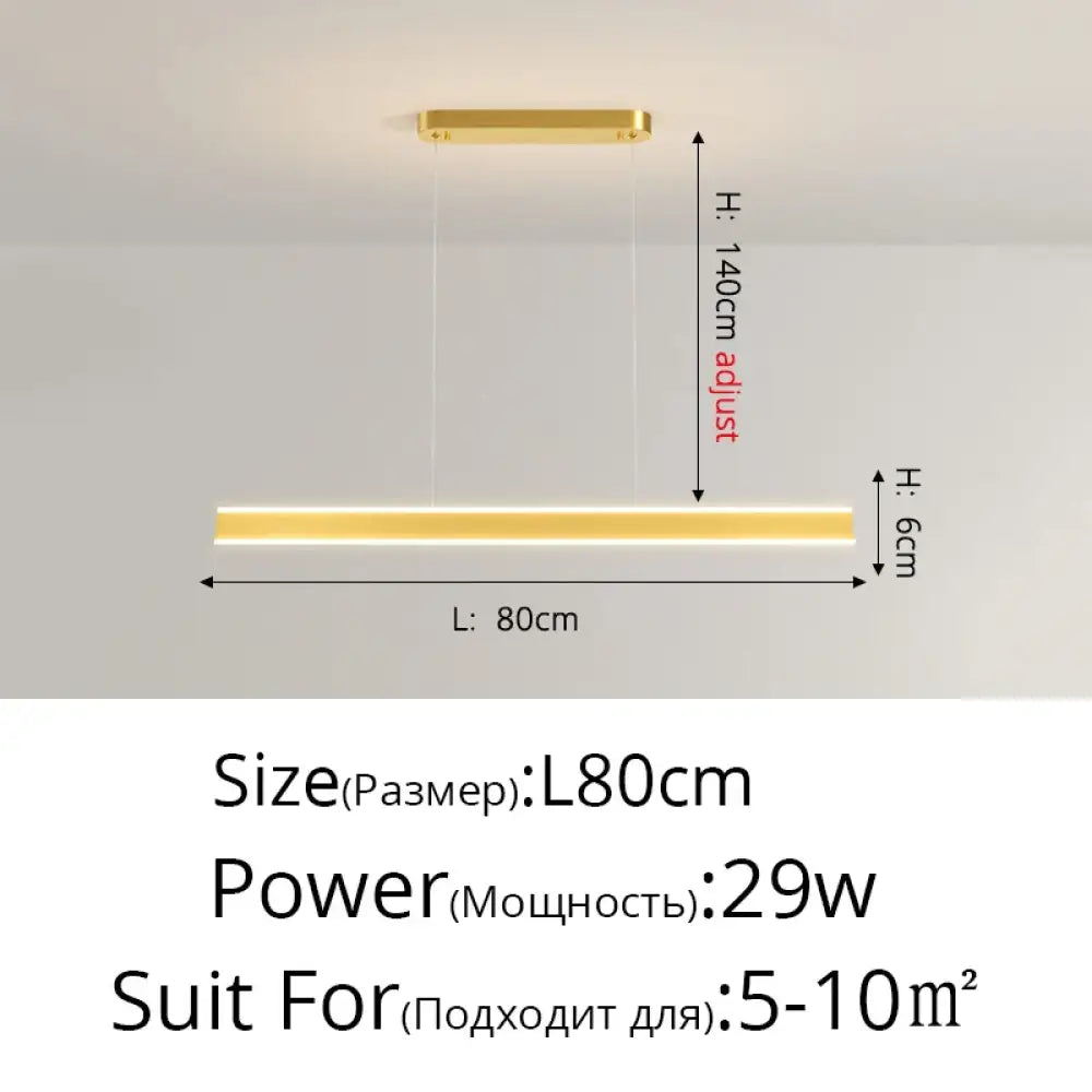 LED Minimalist Chandelier | Dining Room Home Lighting