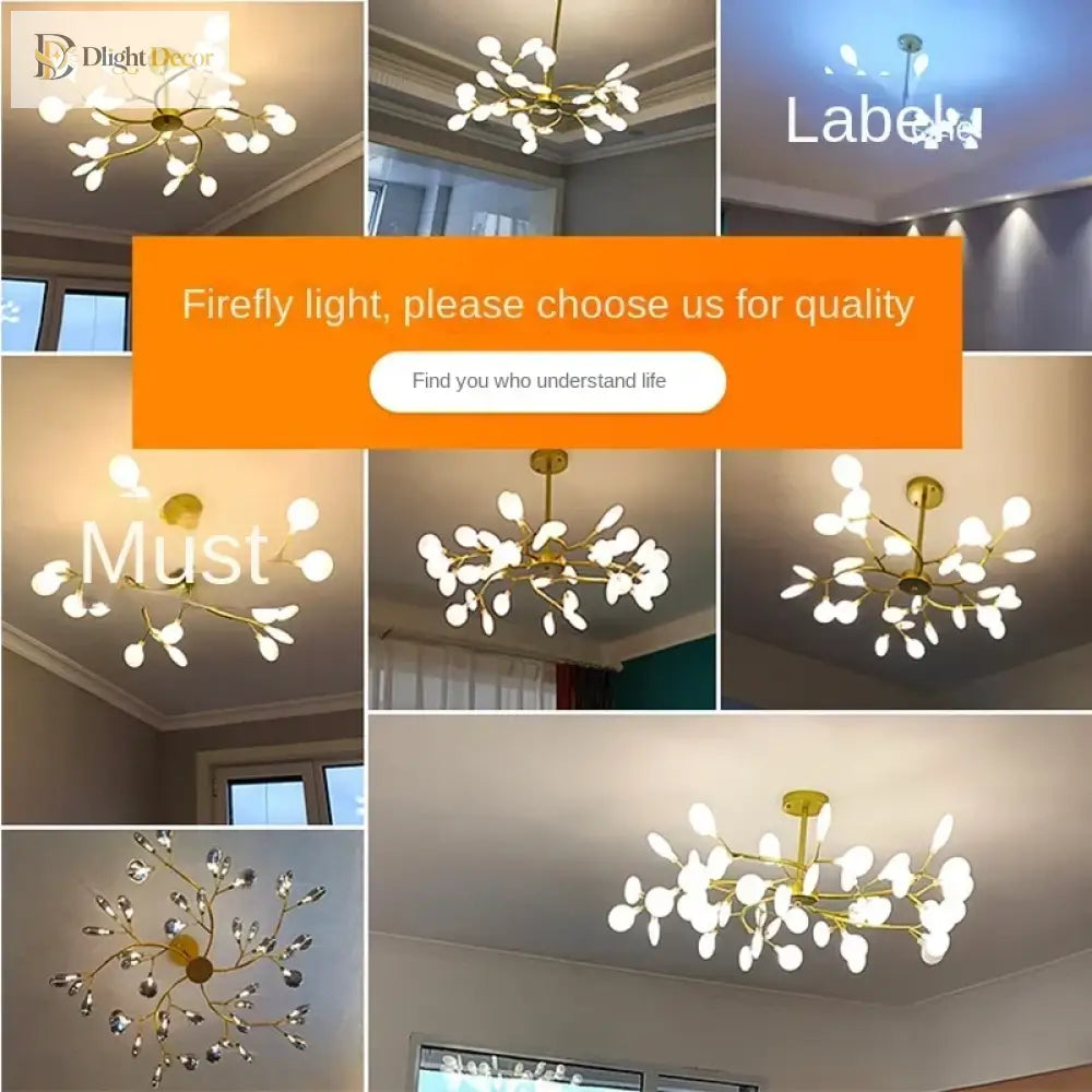 LED Minimalist Modern Gold Chandelier | Bedroom Lighting