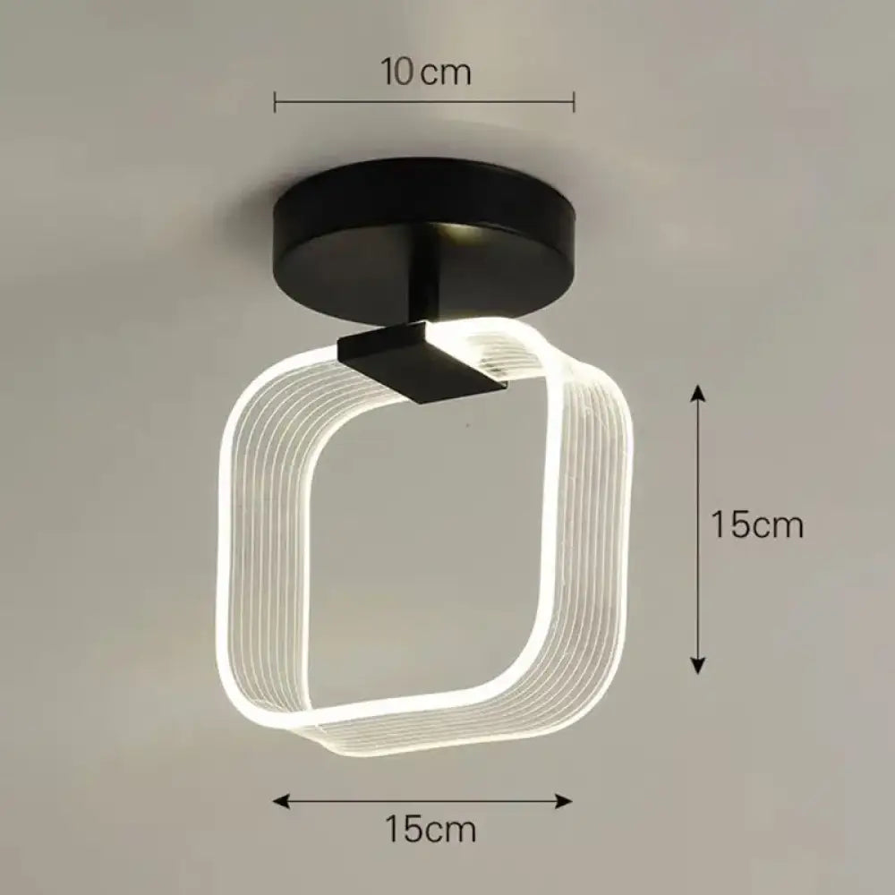 LED Modern Acrylic Ceiling Light | Bedroom Home Lighting