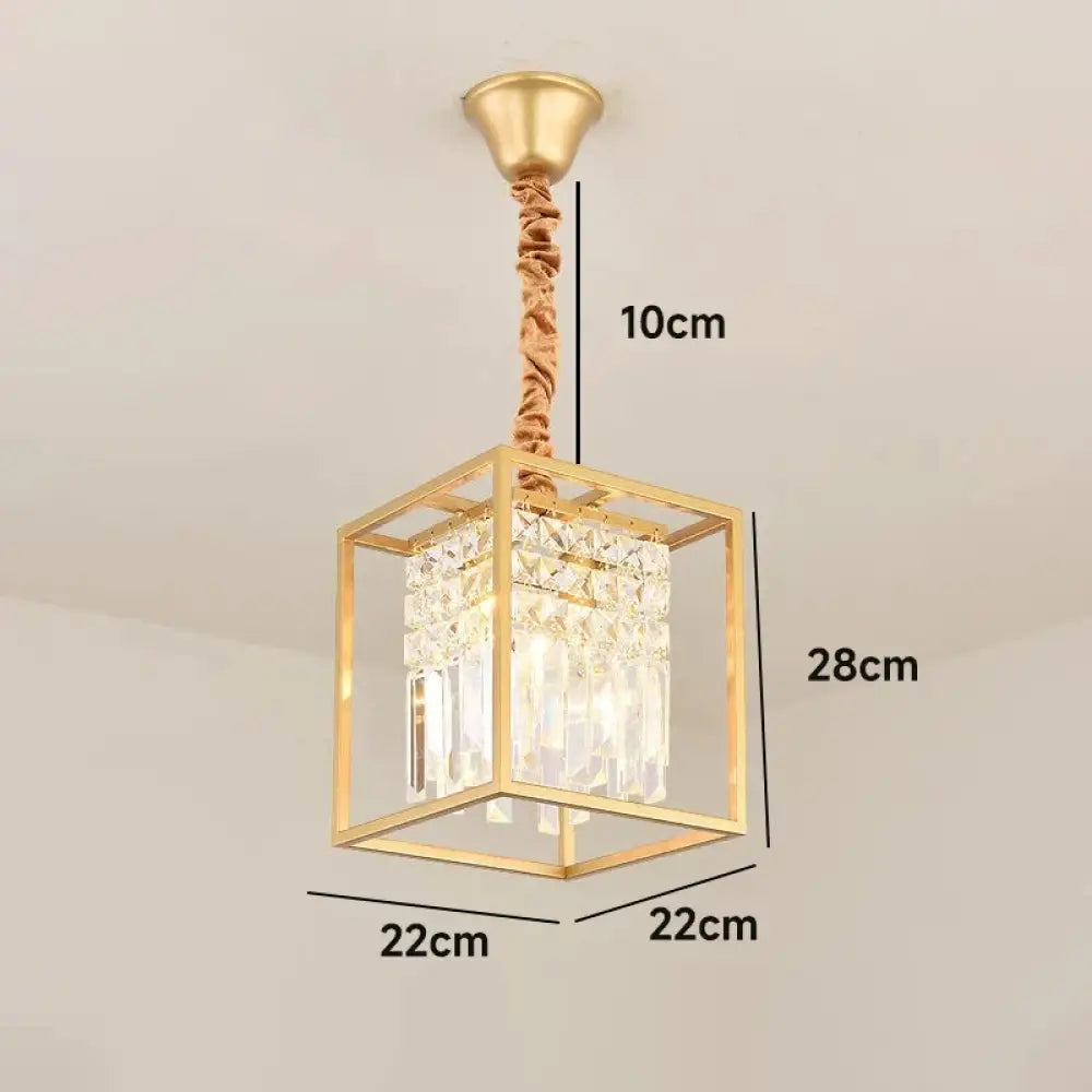 LED Modern Crystal Chandelier | Kitchen Island Home Lighting