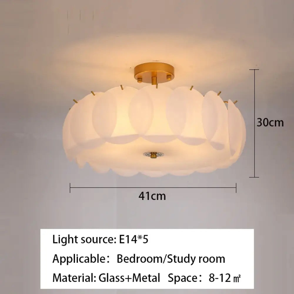 LED Modern Glass Chandelier | Bedroom & Bedside Lighting