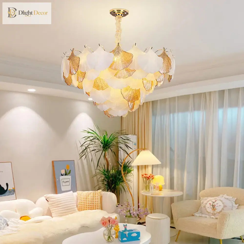 LED Modern Glass Chandelier | Modern Dining Room Lighting