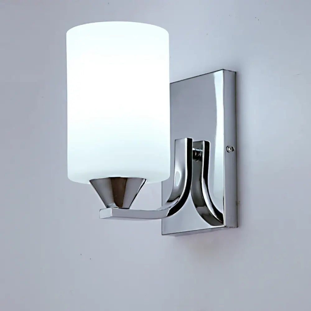 LED Modern Glass Wall Sconce | Bedroom & Hallway Lighting
