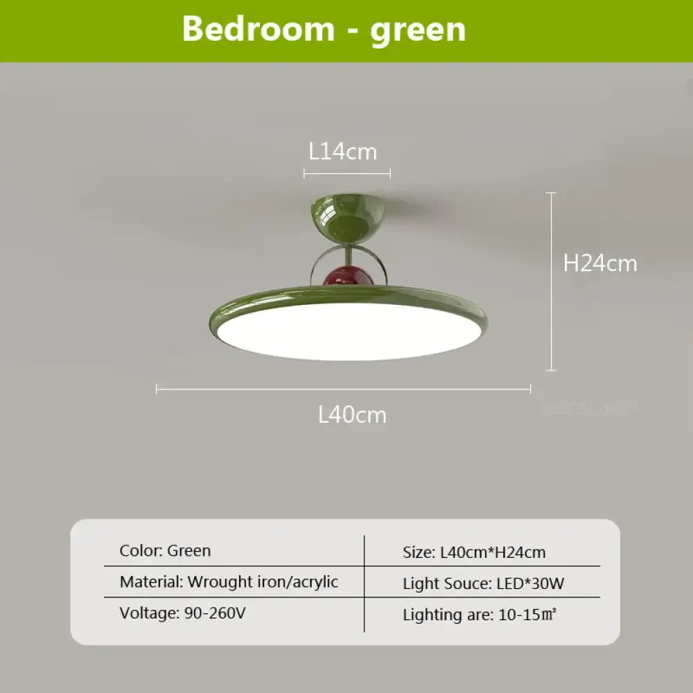 LED Nordic Ceiling Light | Bedroom & Bedside Lighting