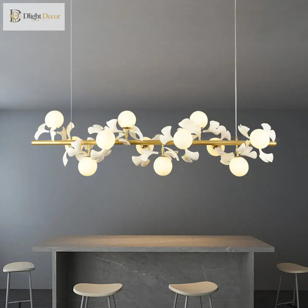 LED Nordic Glass Chandelier | Bedroom & Bedside Lighting