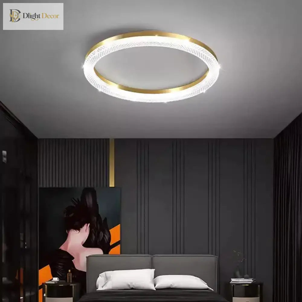 LED Nordic Gold Ceiling Light | Dining Room Home Lighting