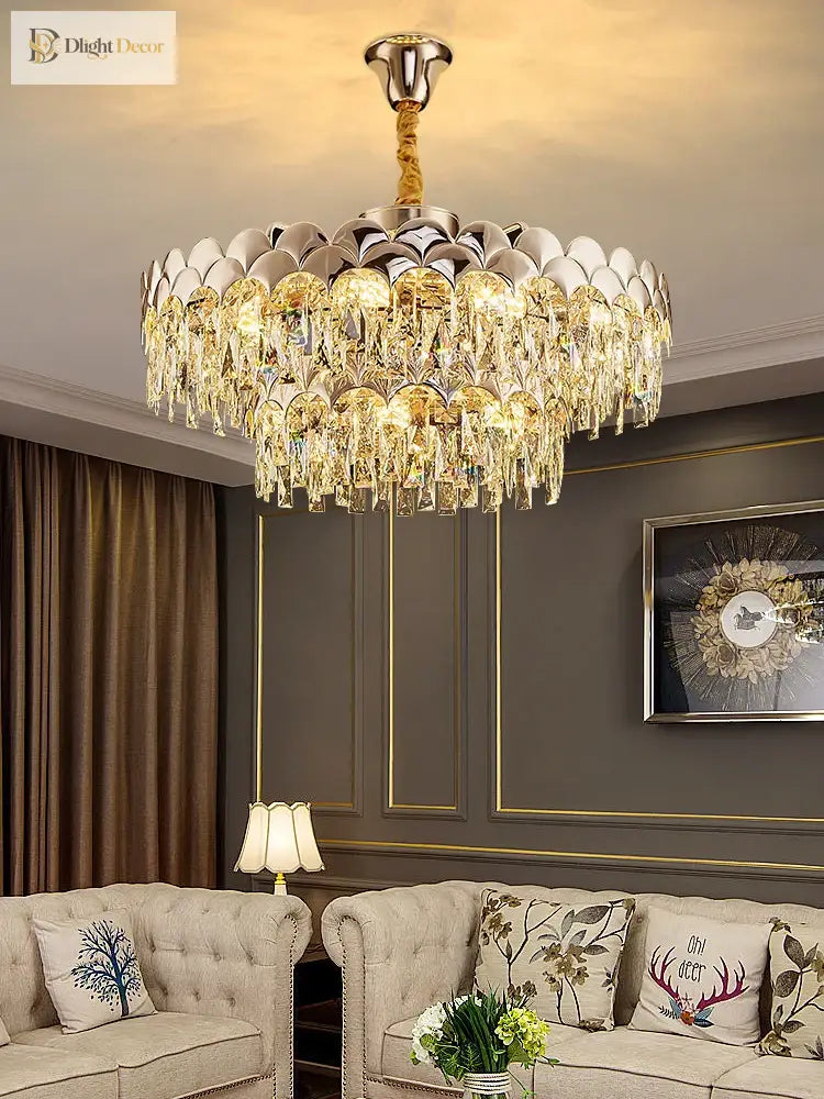Modern Gold Chandelier | Modern Dining Room Lighting