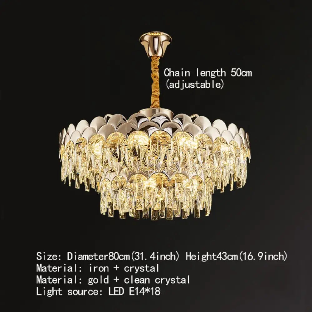 Modern Gold Chandelier | Modern Dining Room Lighting