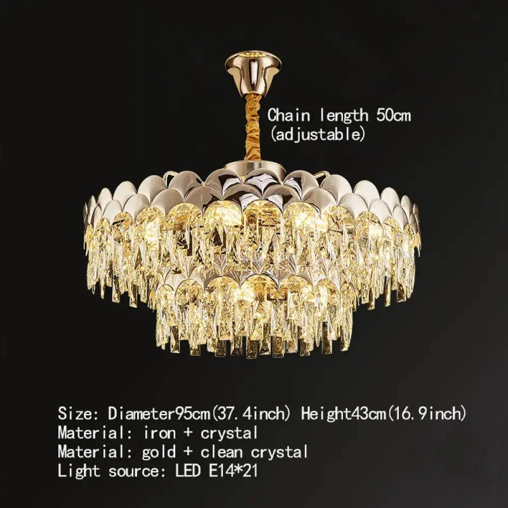 Modern Gold Chandelier | Modern Dining Room Lighting