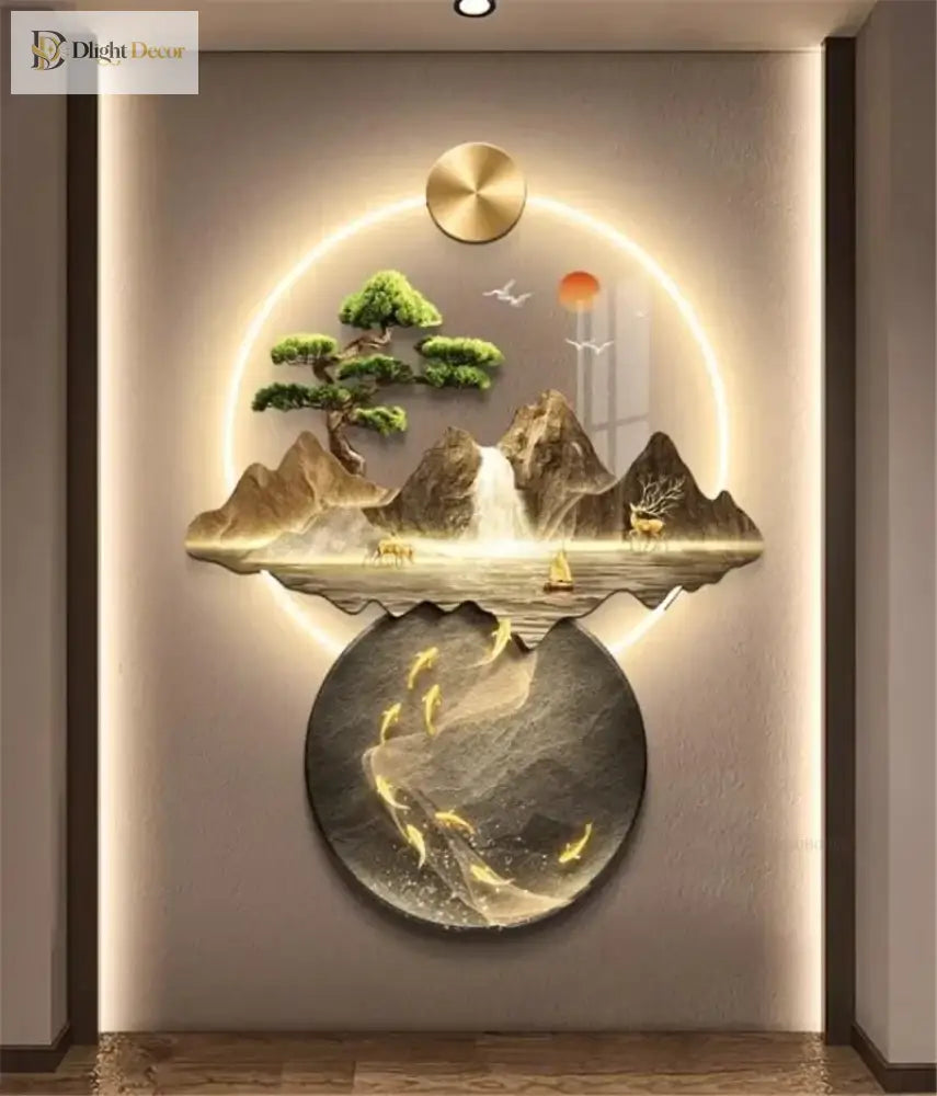 Modern LED Wall Art Light | Hallway & Entry Home Lighting