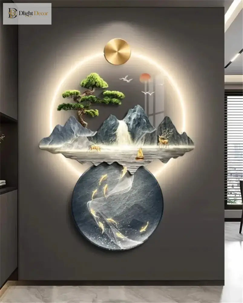 Modern LED Wall Art Light | Hallway & Entry Home Lighting