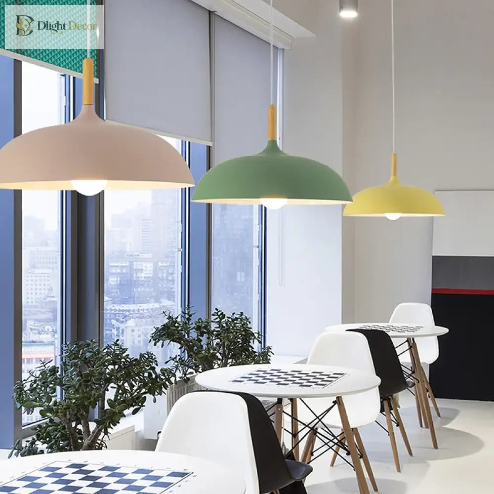 Modern Wood Pendant Light | Modern Dining Room Lighting