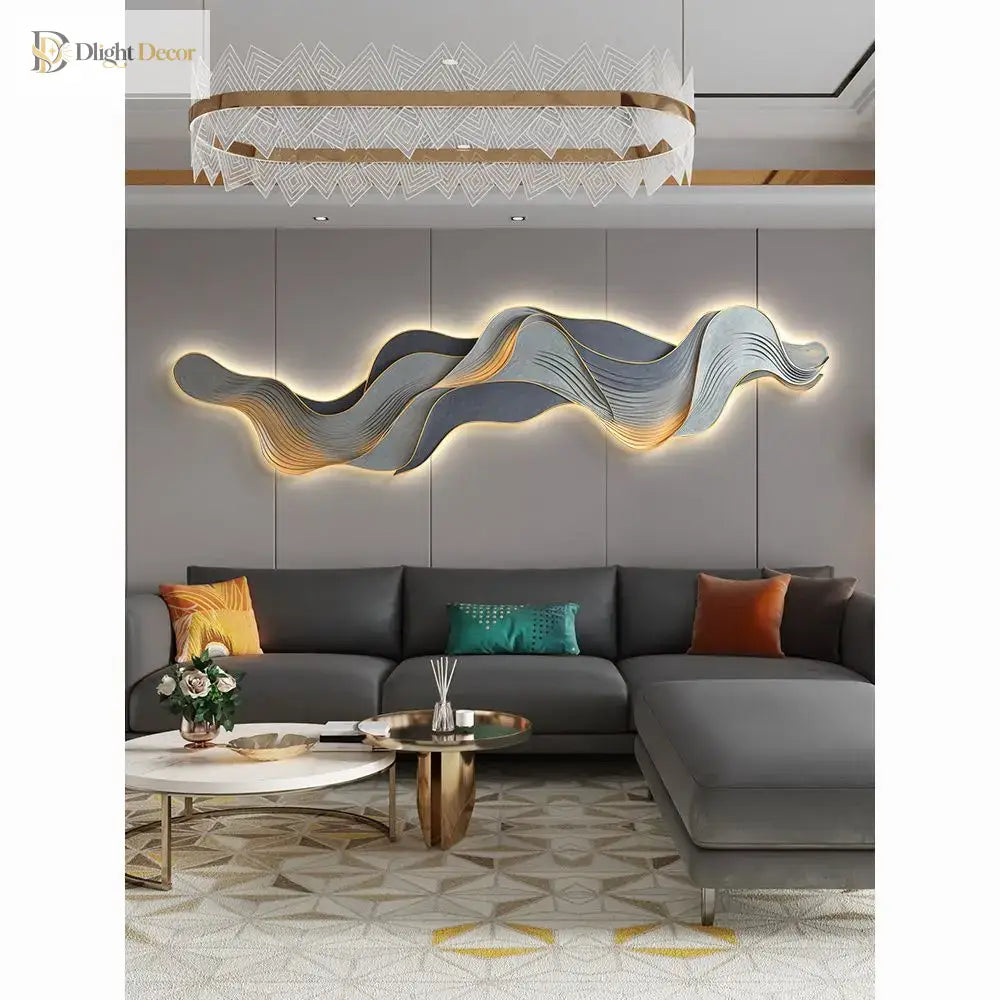 Mountain LED Wall Art Light | Modern Interior Lighting