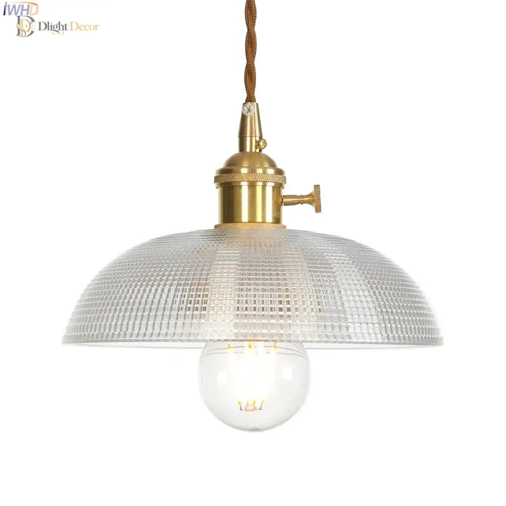 Nordic Copper Glass Pendant Light | Dining Room Lighting