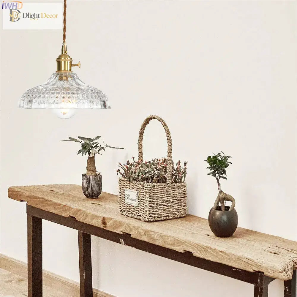 Nordic Copper Glass Pendant Light | Dining Room Lighting
