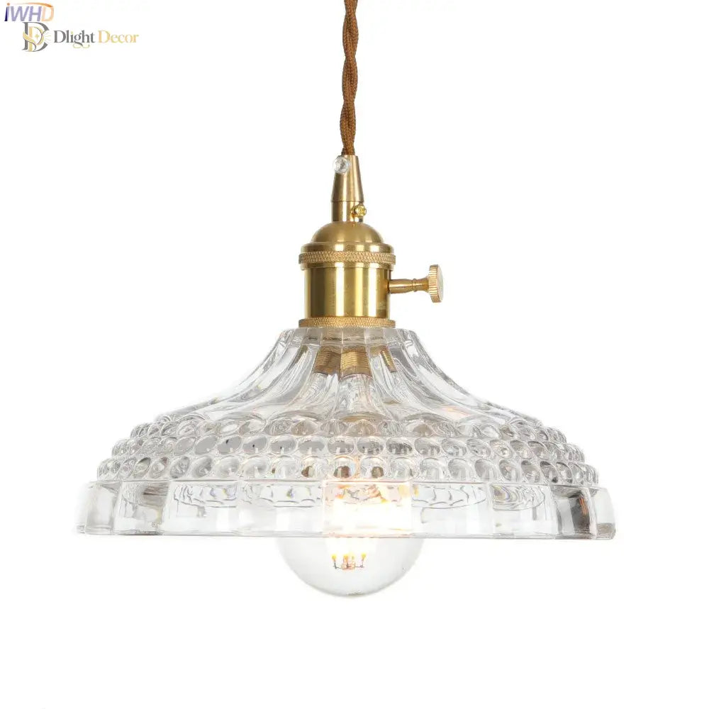 Nordic Copper Glass Pendant Light | Dining Room Lighting