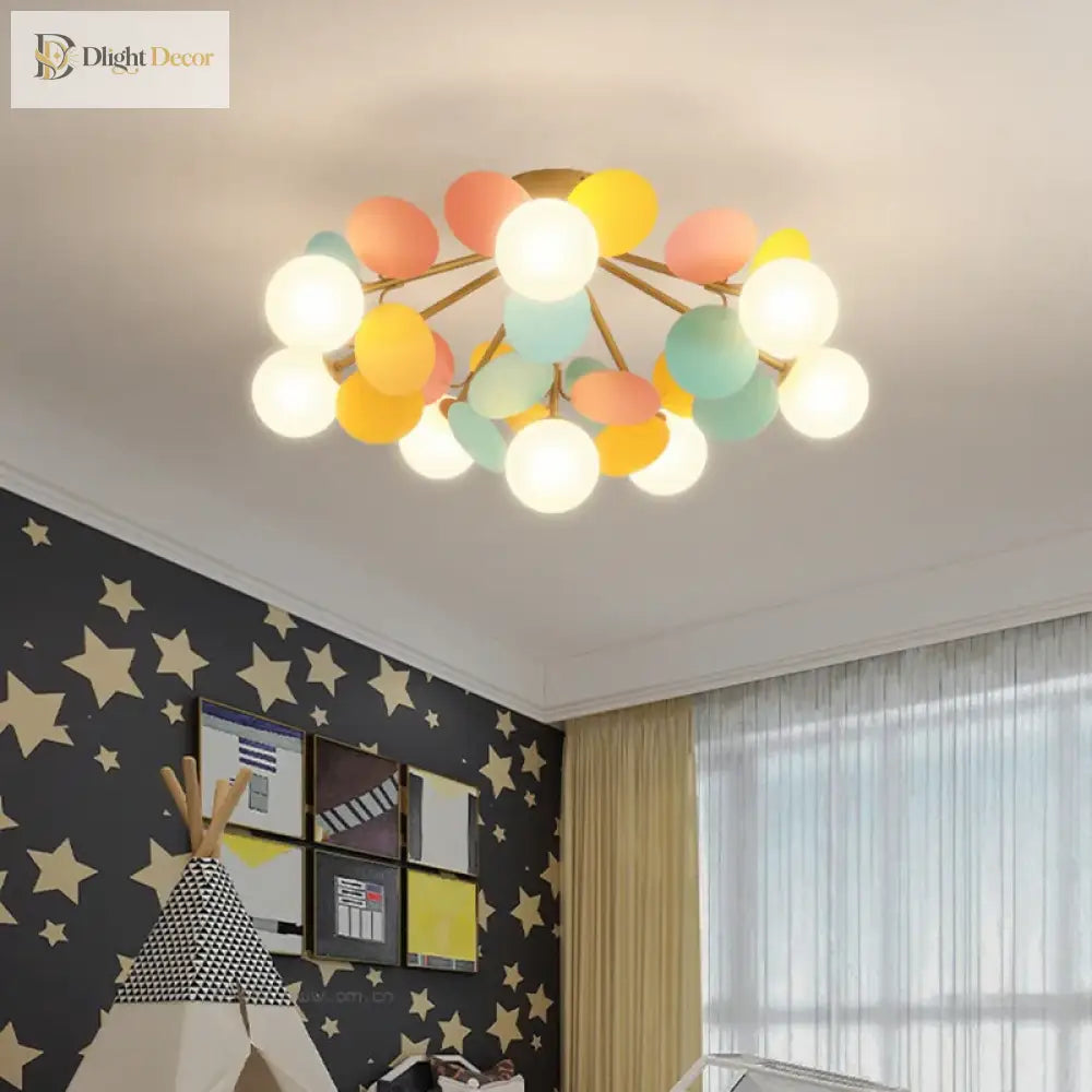 Nordic Modern Ceiling Light | Bedroom & Bedside Lighting