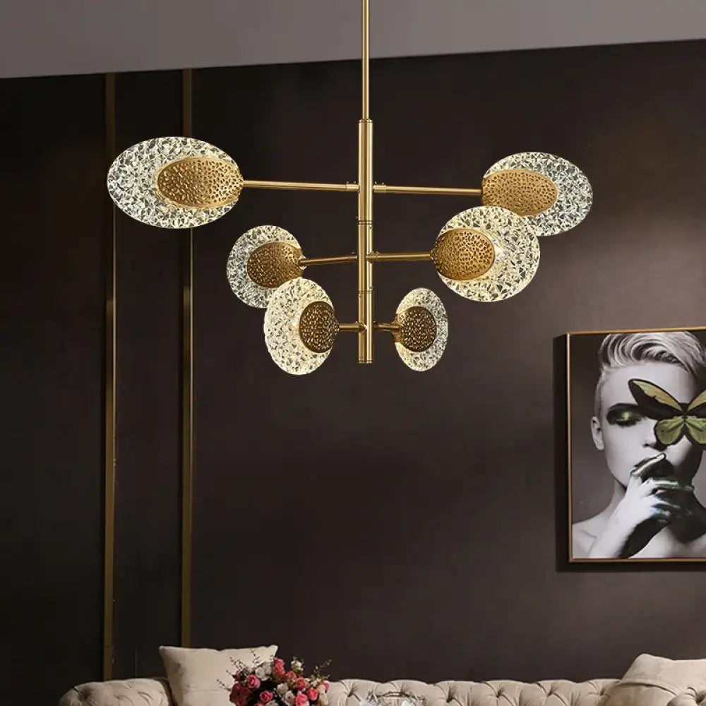 Nordic Modern Glass Chandelier | Dining Room Home Lighting